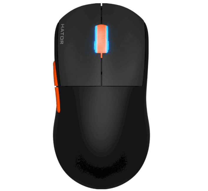 Бездротова ігрова мишка HATOR Quasar 2 PRO wireless 26000dpi USB Black-Orange (HTM560BO)