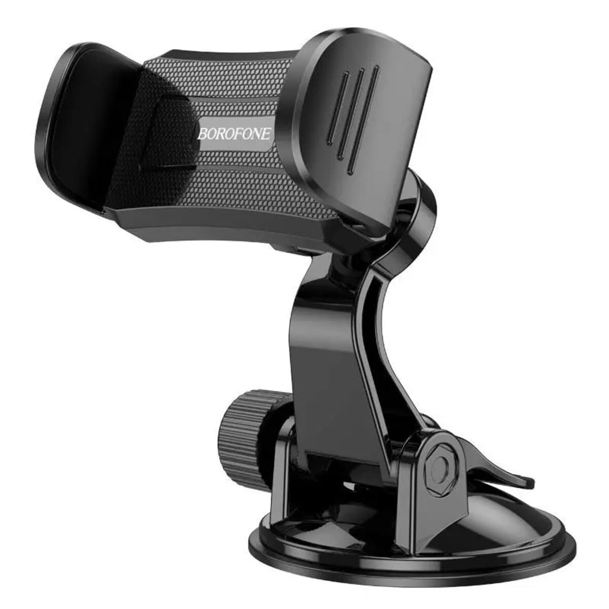 Тримач для телефону автотримач BOROFONE BH89 Enlighten clip car holder center console Black