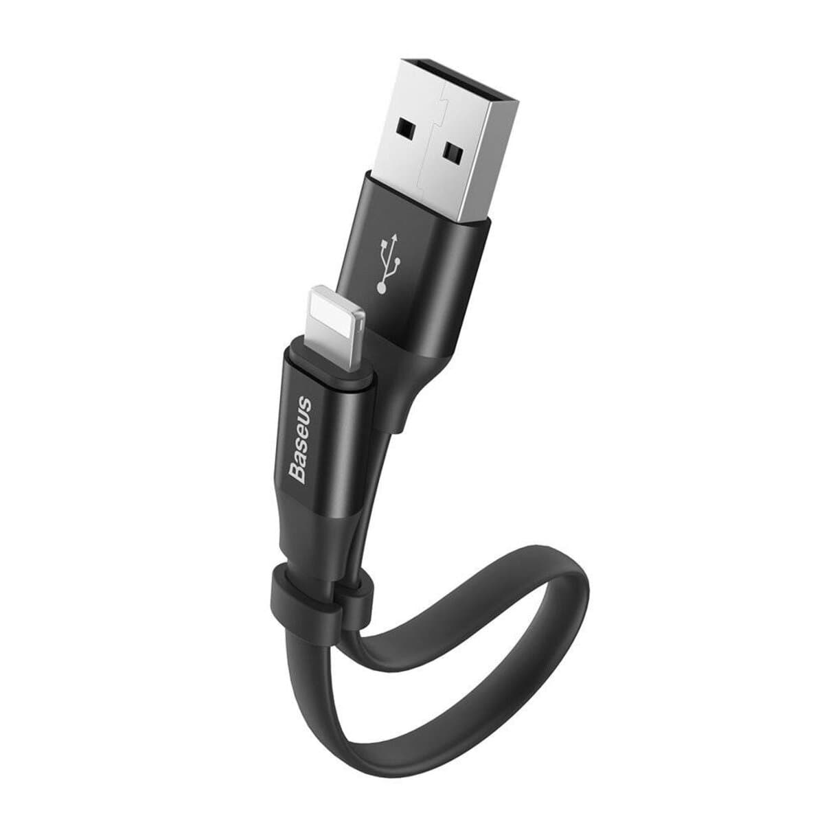 Кабель Baseus Nimble Portable Cable USB to Lightning 23см Black (CALMBJ-B01)