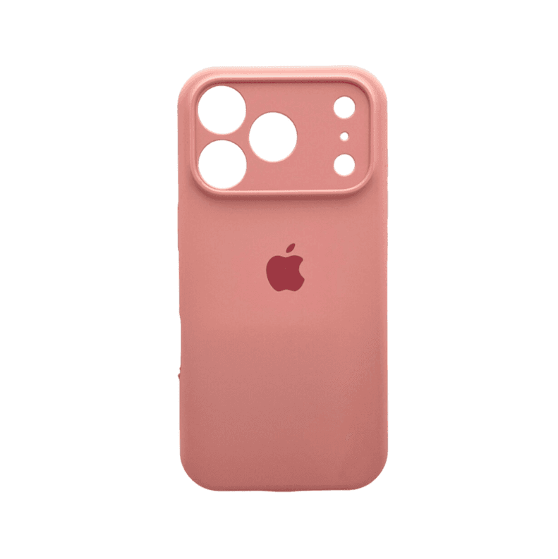 Защитный чехол-накладка Silicone Full Case AA Camera Protect для Apple iPhone 17 Pro Max Pink (FullAAi17PM-41)