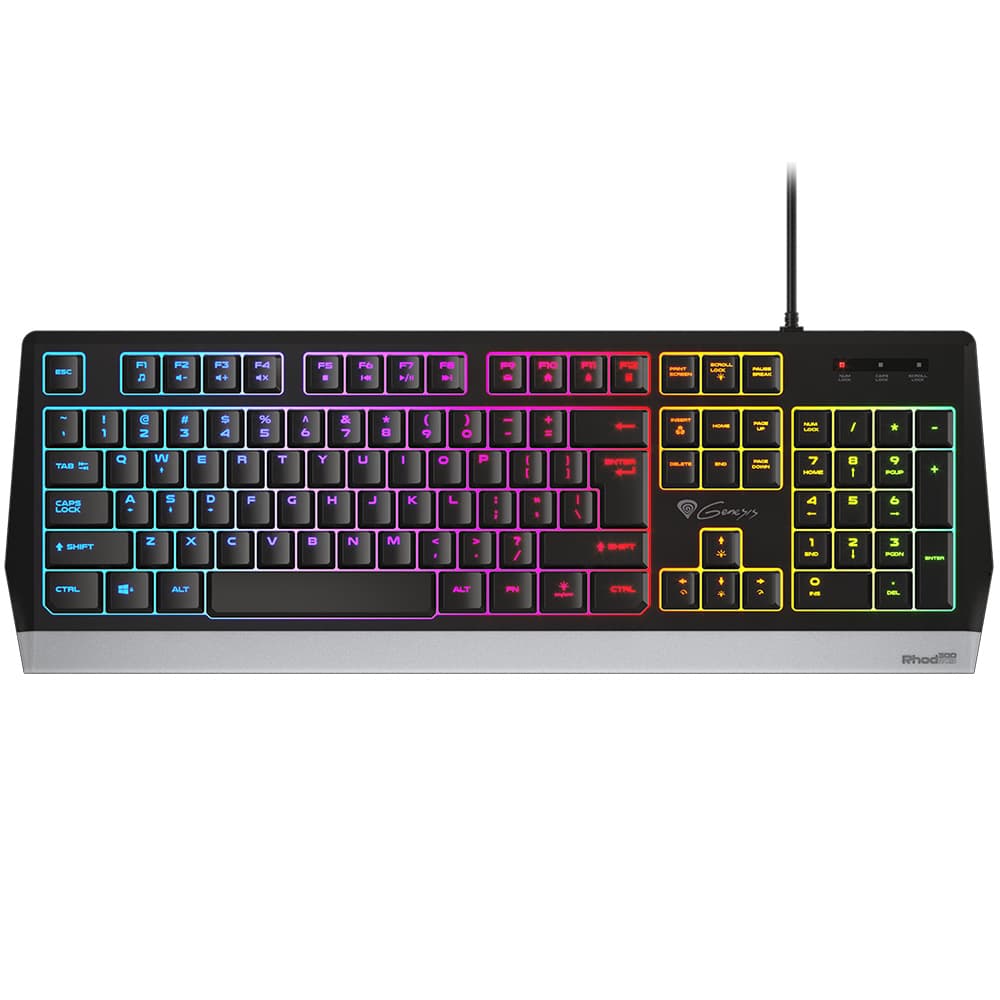 Ігрова провідна клавіатура Genesis Rhod 300 RGB Backlight USB Black (NKG-1823)