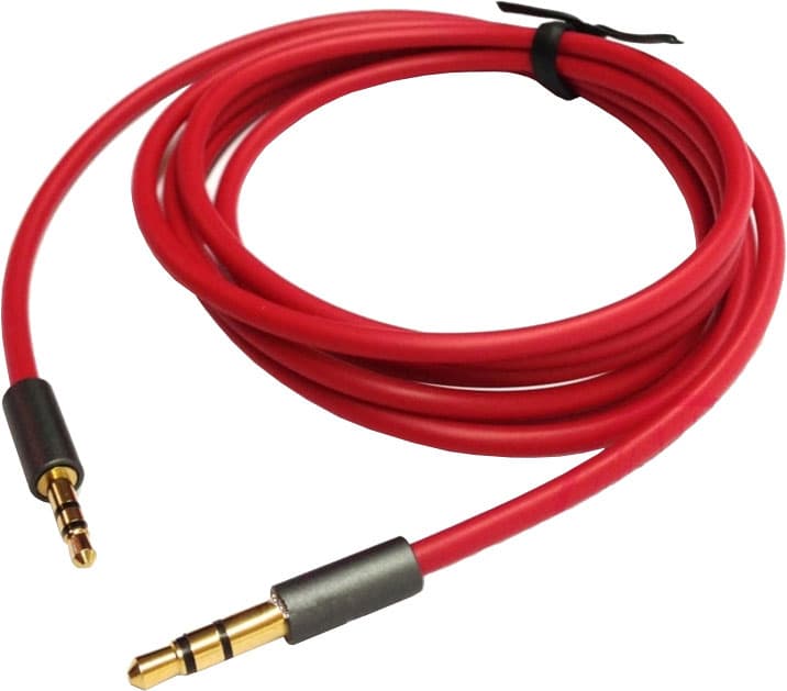 Кабель S0661 AUX Audio 3.5 мм MM 1.2м Premium Red