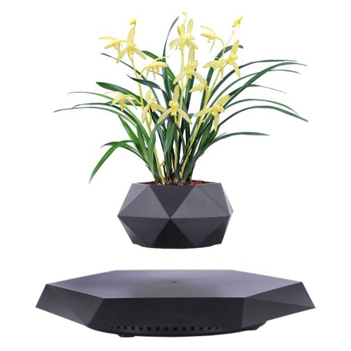 Магнітний левітуючий горщик dfpjy для рослин HCNT Magnetic Levitating Pot M10-PZ1 ABS Black (SIM10-PZ1)