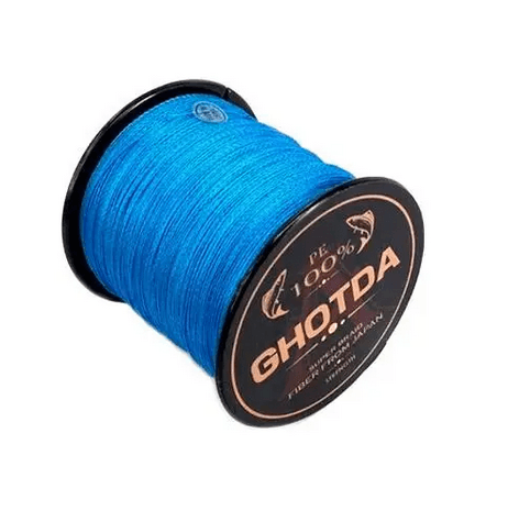 Плетений рибальський шнур GHOTDA 300м 0.28мм 16.3кг 4 жили Blue (318315)