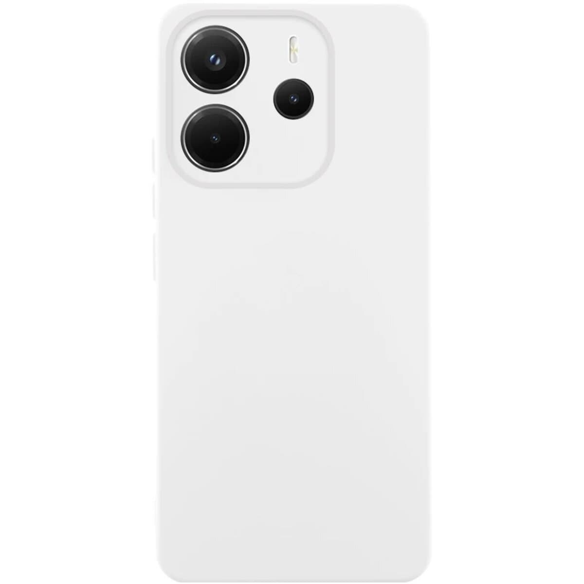 Захисний чохол-накладка Cosmic Silicone Case AA для Xiaomi Redmi Note 14 4G EUR VER White (CosSilXiNo14White)
