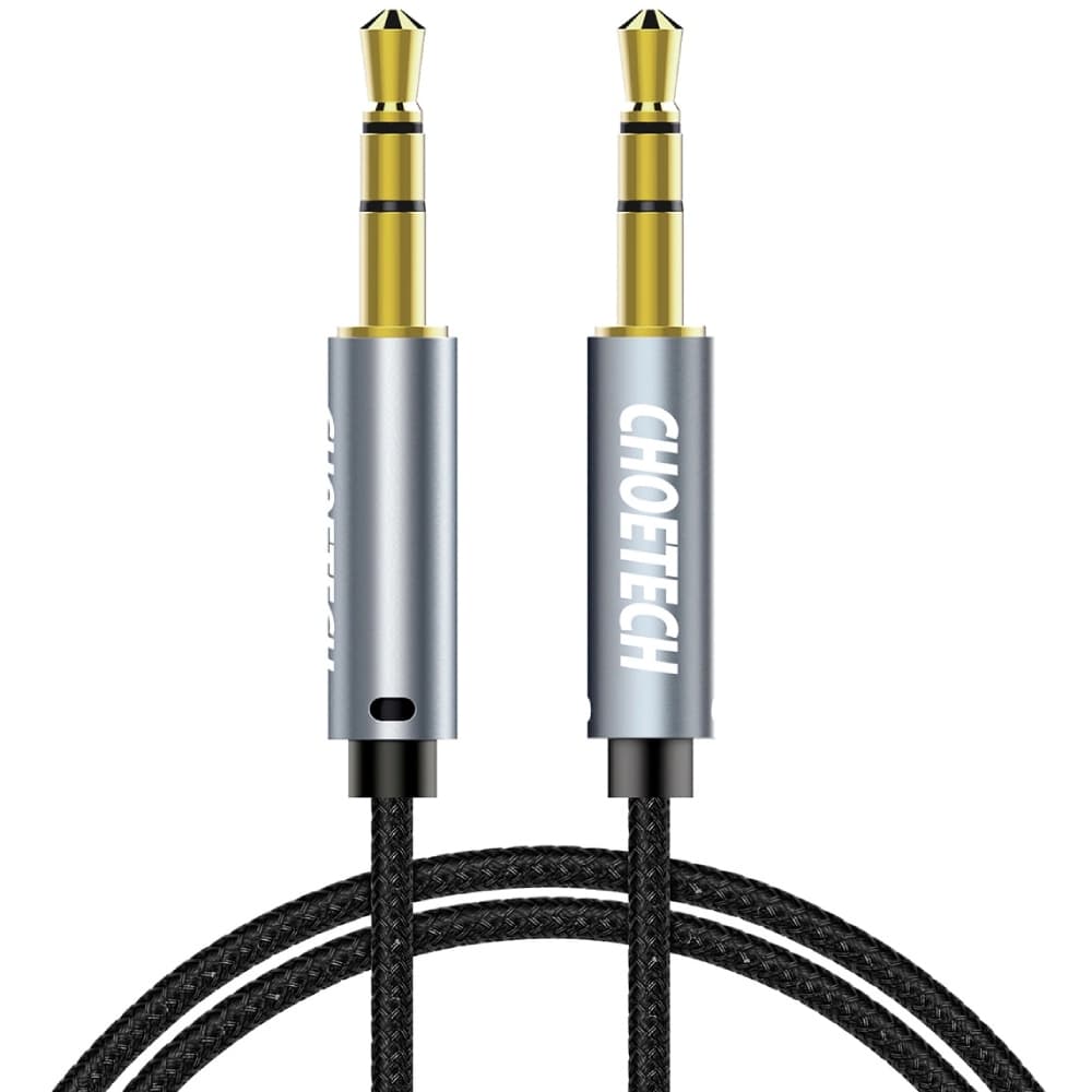 Аудіокабель Choetech AUX TRS Audio 3.5мм M/M 1.2м Black (AUX002)