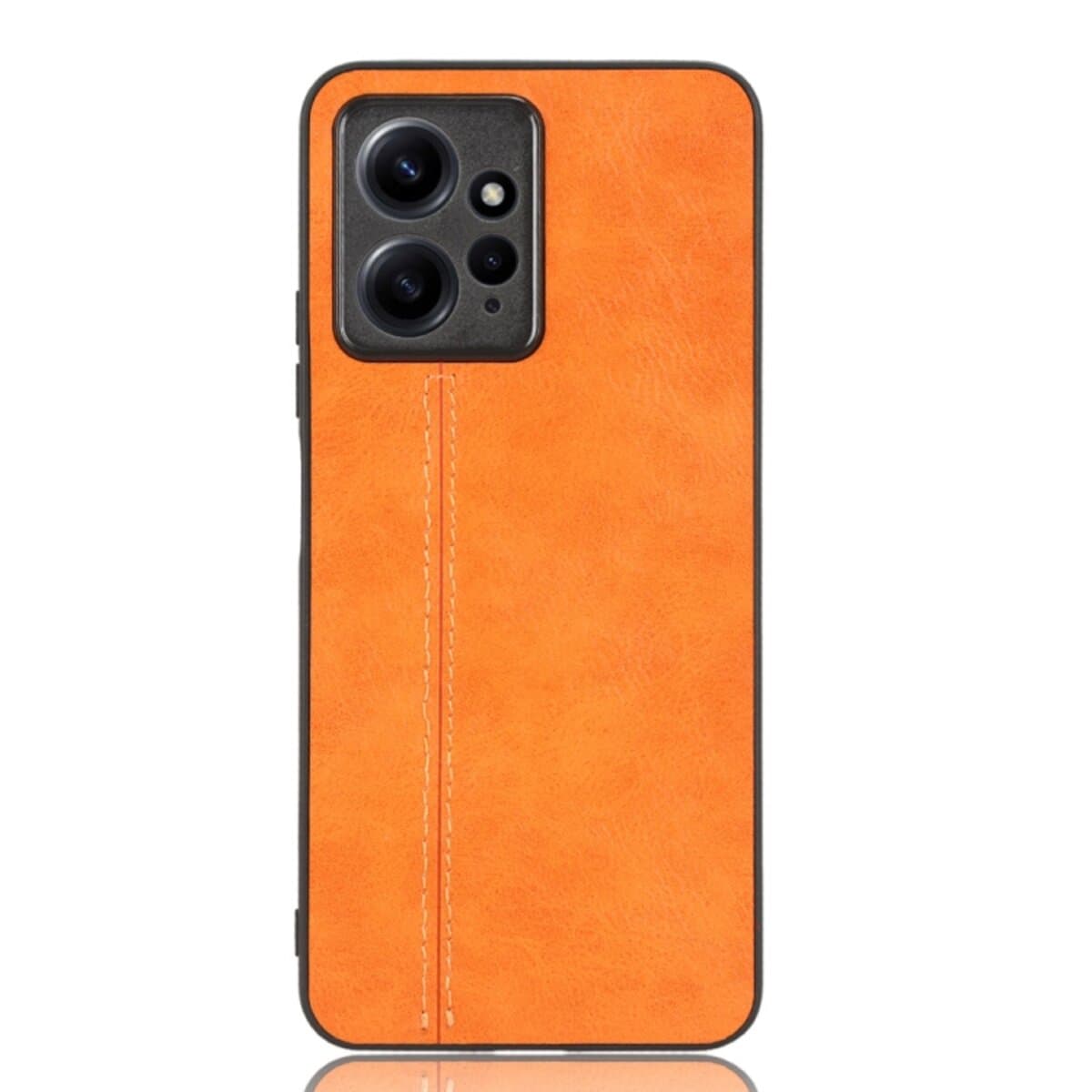 Захисний чохол-накладка Cosmiс Leather Case для Xiaomi Redmi Note 12 4G Orange (CoLeathXRN124GOrange)
