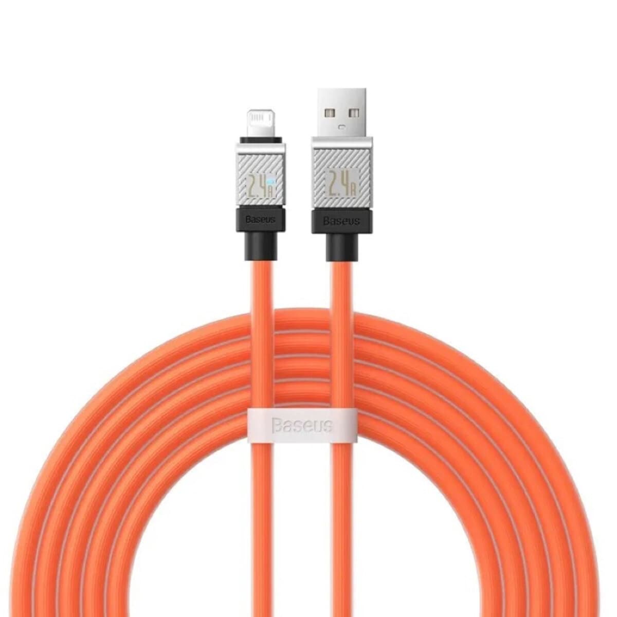 Кабель Baseus CoolPlay Series Fast Charging Cable USB to Lightning 2.4A 2m Orange (CAKW000507)
