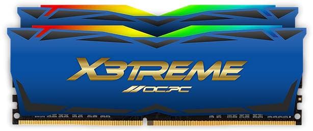 Оперативна пам'ять OCPC X3 RGB Blue Label Kit DDR4 16Gb 3600MHz 2*8Gb (MMX3A2K16GD436C18BU)