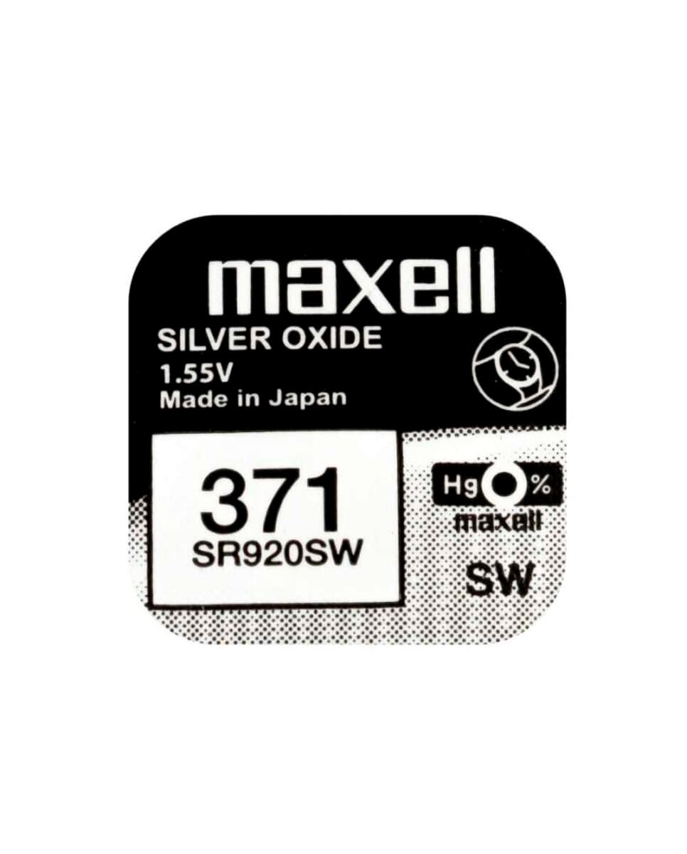 Батарейка MAXELL SR920SW EU MF (371) A 1 шт M-18290100