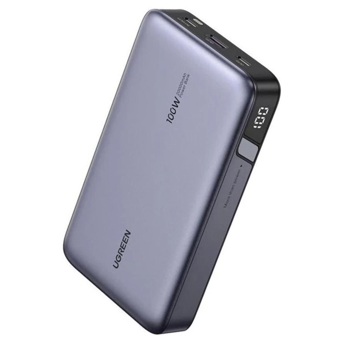 Powerbank павербанк УМБ UGREEN PB720 20000mAh PD 100W Li-pol Grey (UGR-25188)