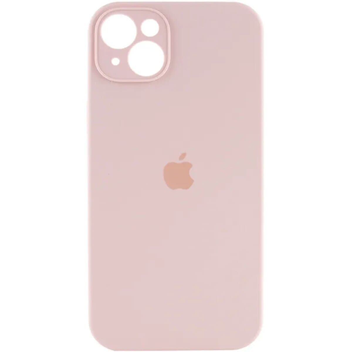 Захисний чохол-накладка Silicone Full Case AA Camera Protect для Apple iPhone 15 Pink Sand (FullAAi15-15)