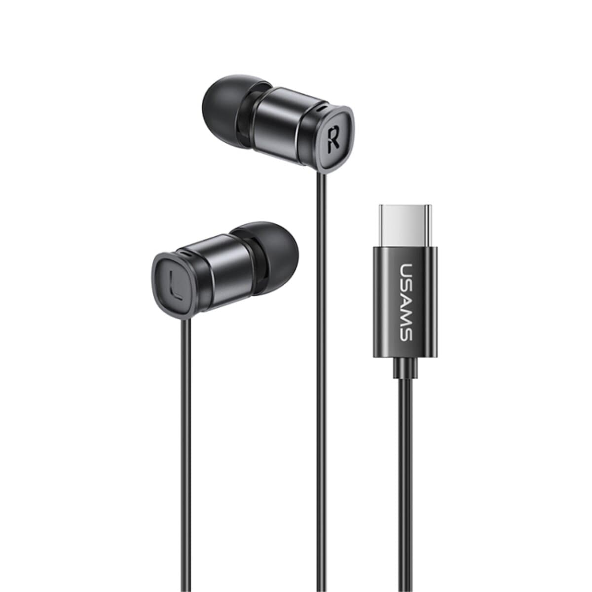 Проводные наушники Usams EP-46 Mini Type-C In-Ear Earphone 1.2m Black (HSEP4603)