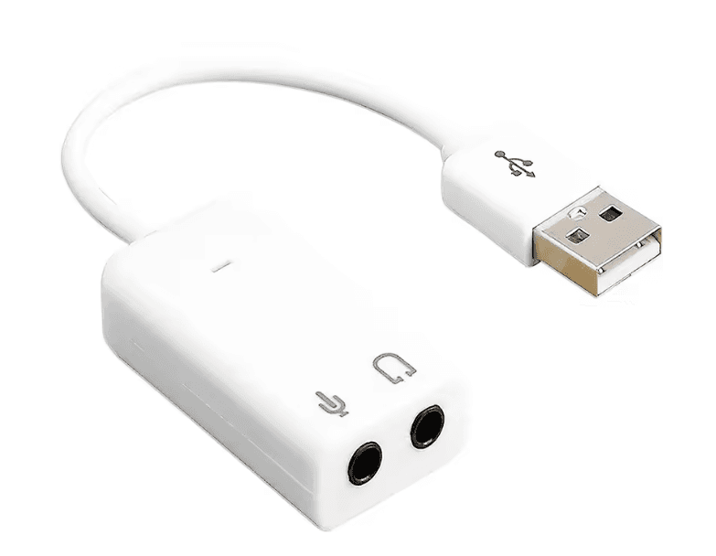 Зовнішня звукова карта USB 7.1-канальна White (500317)