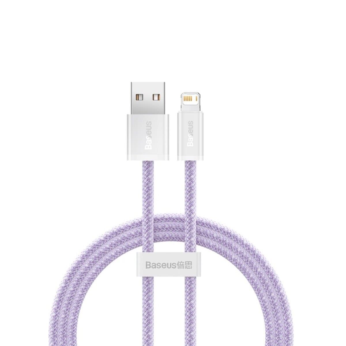 Кабель Baseus Dynamic Series Fast Charging Data Cable USB to Lightning 2.4A 1m Purple (CALD000405)