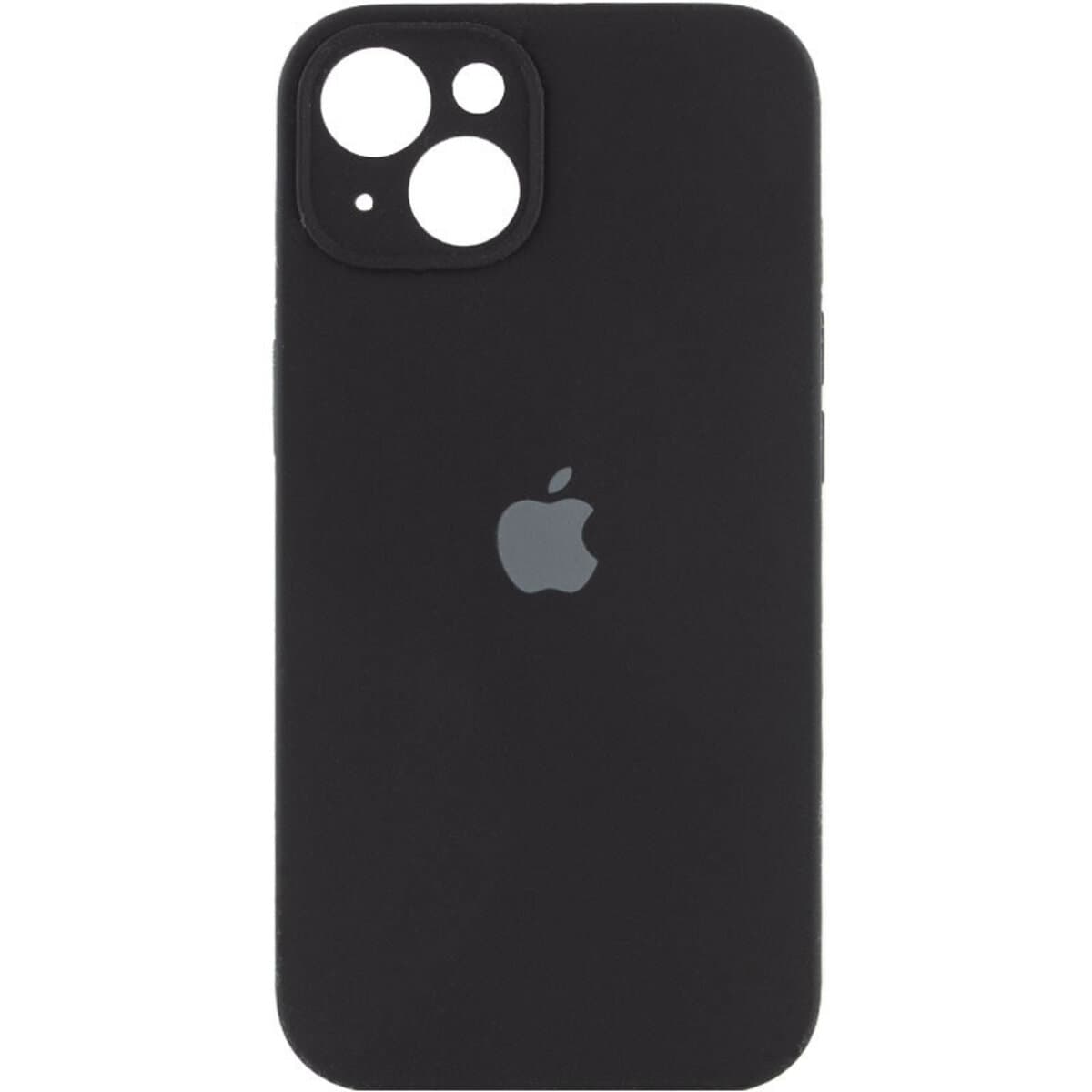 Захисний чохол-накладка Silicone Full Case AA Camera Protect для Apple iPhone 15 Black (FullAAi15-14)