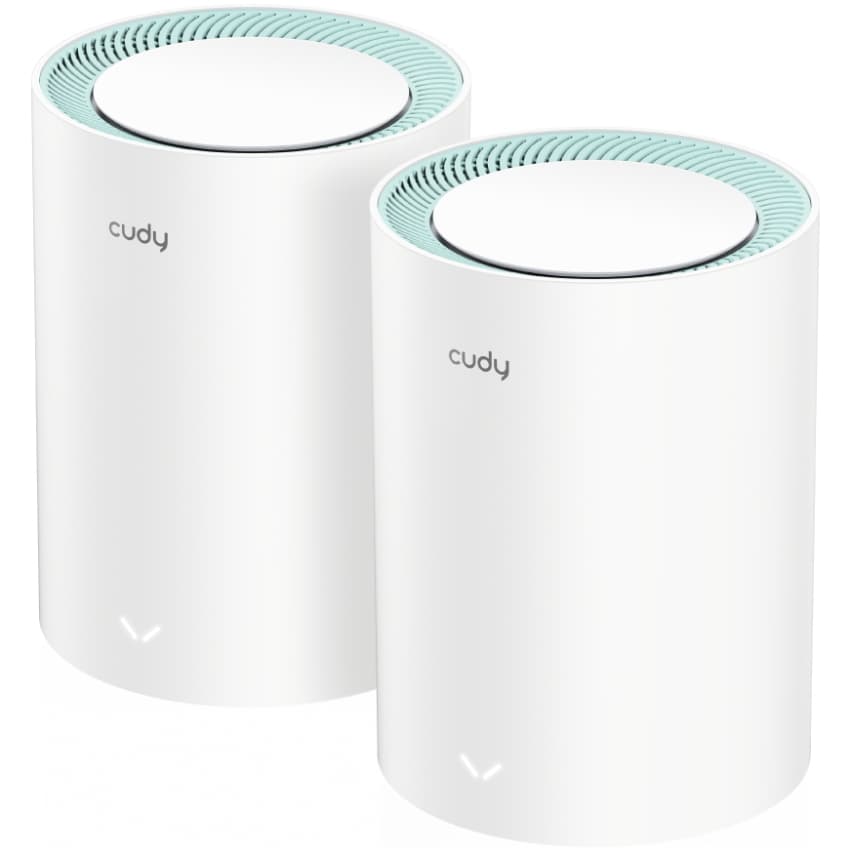 Mesh система WiFi Cudy M1300 2-pack AC1200 Wi-Fi Gigabit Mesh Solution 2.4 ГГц/5 ГГц White (M1300(2-pack))