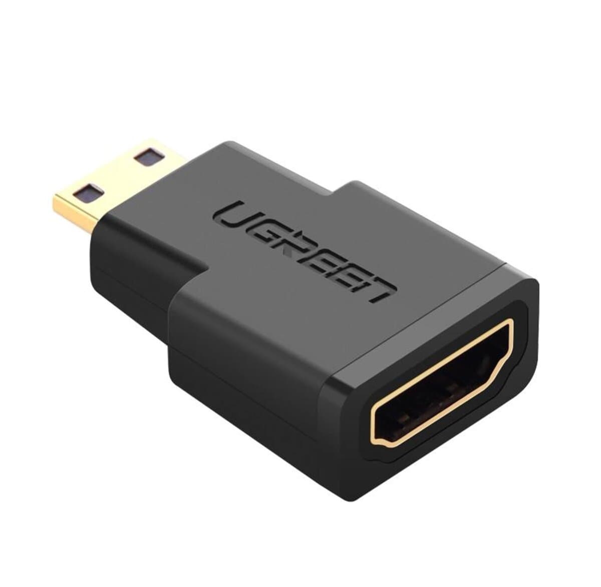 Переходник адаптер UGREEN Mini HDMI Male to HDMI Female Adapter Black (UGR-20101)