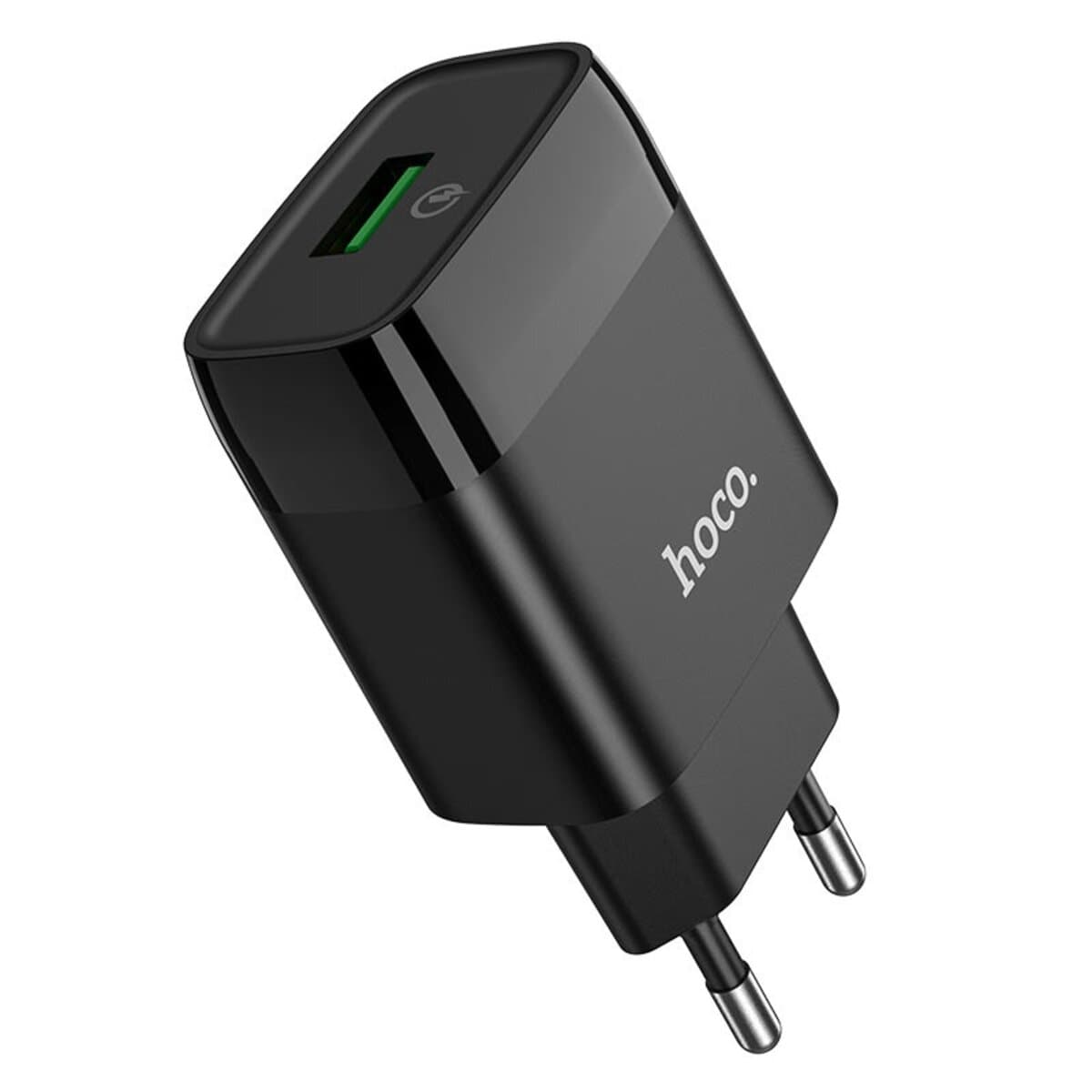 Зарядний пристрій HOCO C72Q Glorious single port QC3.0 charger 18W Black