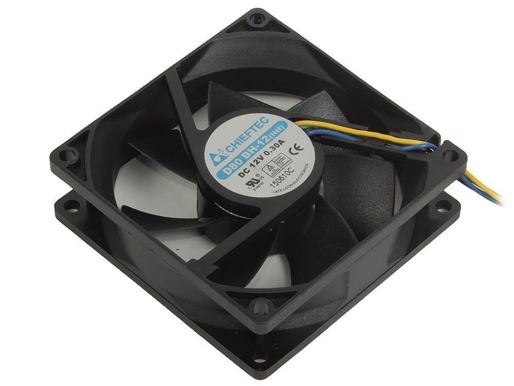Вентилятор кулер для корпусу Chieftec AF-0825PWM 80мм 4PIN PWM Black (AF-0825PWM)