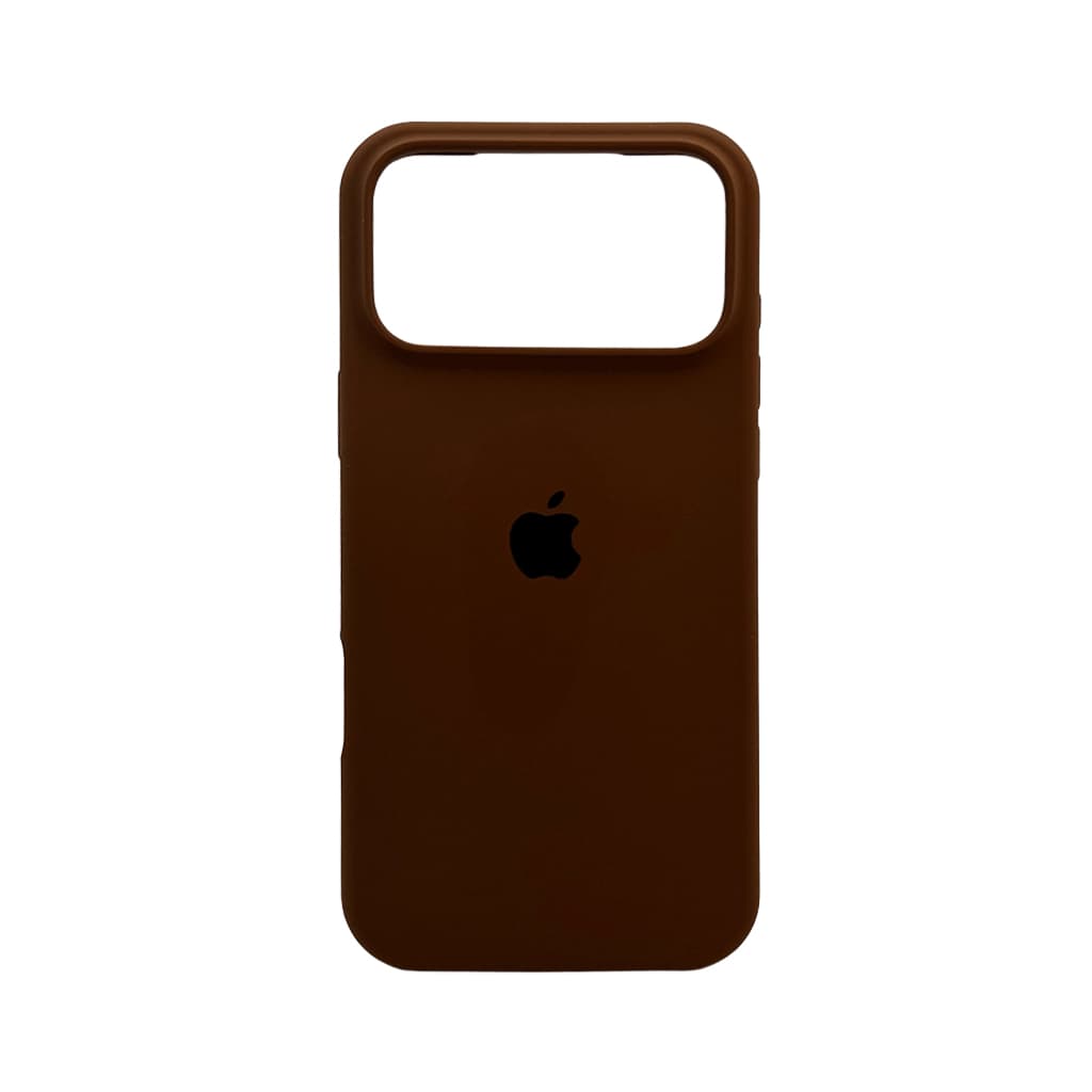 Захисний чохол-накладка Silicone Full Case AA Open Cam для Apple iPhone 17 Pro Max Choco (FullOpeAAi17PM-75)