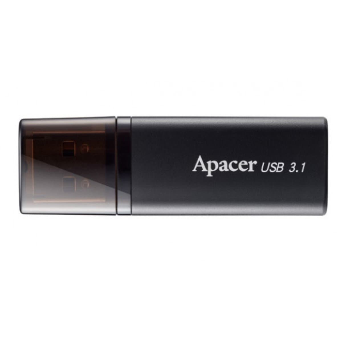 Флеш пам'ять флешка Flash Apacer AH25B 128Gb USB 3.1 Black (AP128GAH25BB-1)