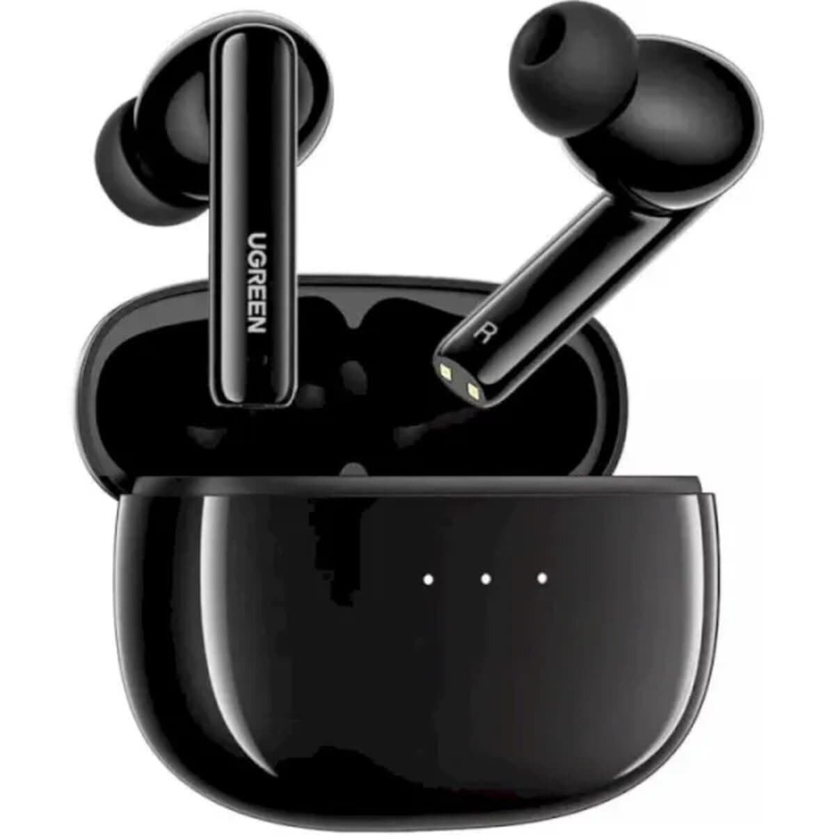 Беспроводные наушники UGREEN WS106 HiTune T3 Active Noise-Cancelling Wireless Earbuds BT5.2 Black (UGR-90401)