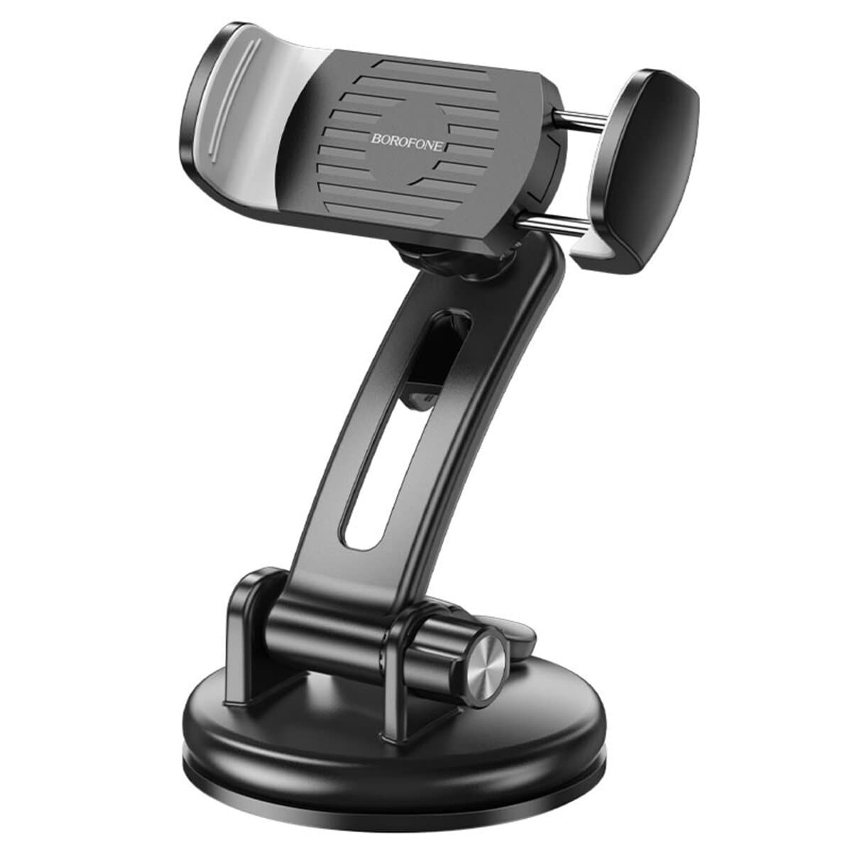 Тримач для телефону автотримач BOROFONE BH62 Bora suction cup car holder Black Grey (BH62BG)