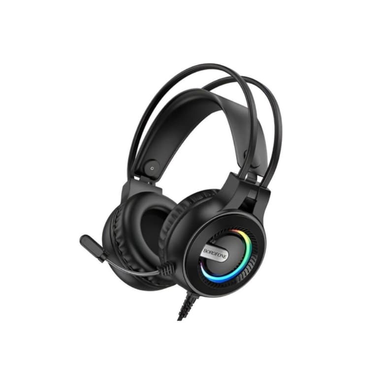 Проводные игровые наушники с микрофоном BOROFONE BO111 Eminent gaming headphones Black