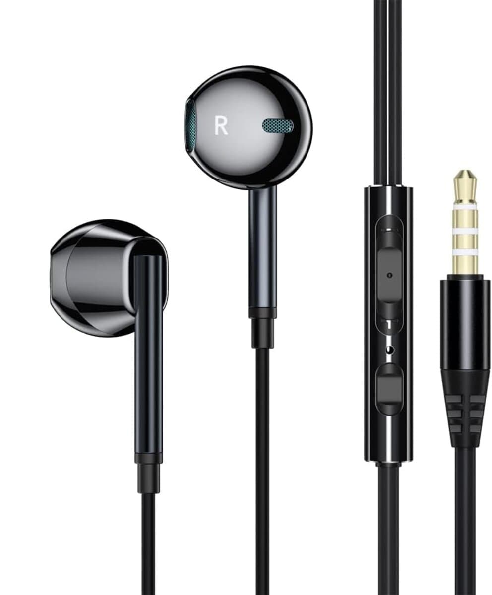 Дротові навушники ESSAGER M15 3.5mm Earphone Black (EEJM15-XK01)
