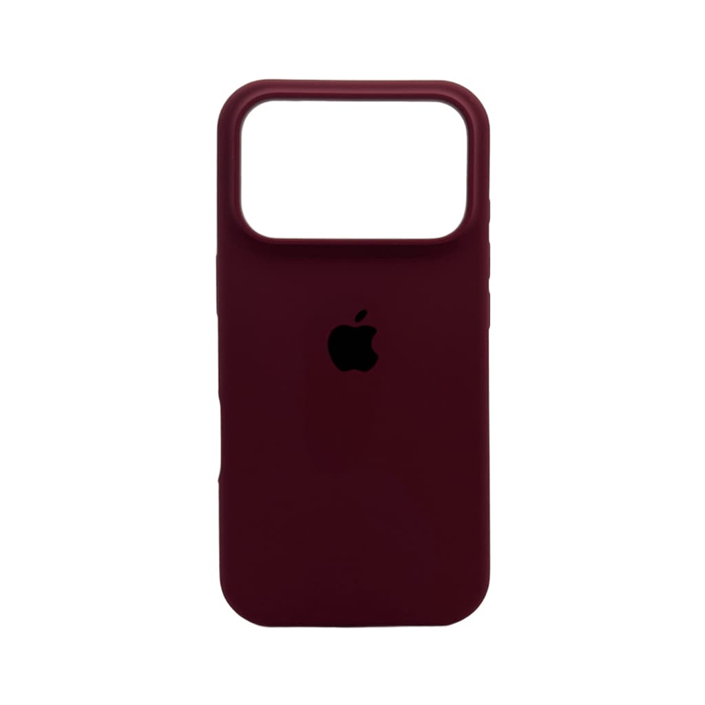 Защитный чехол-накладка Silicone Full Case AA Open Cam для Apple iPhone 17 Pro Maroon (FullOpeAAi17P-35)
