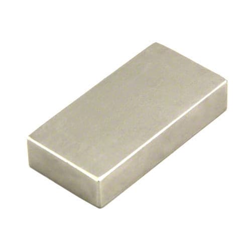 Сильний прямокутний неодимовий магніт 60x30x10мм N35 Silver (288118)