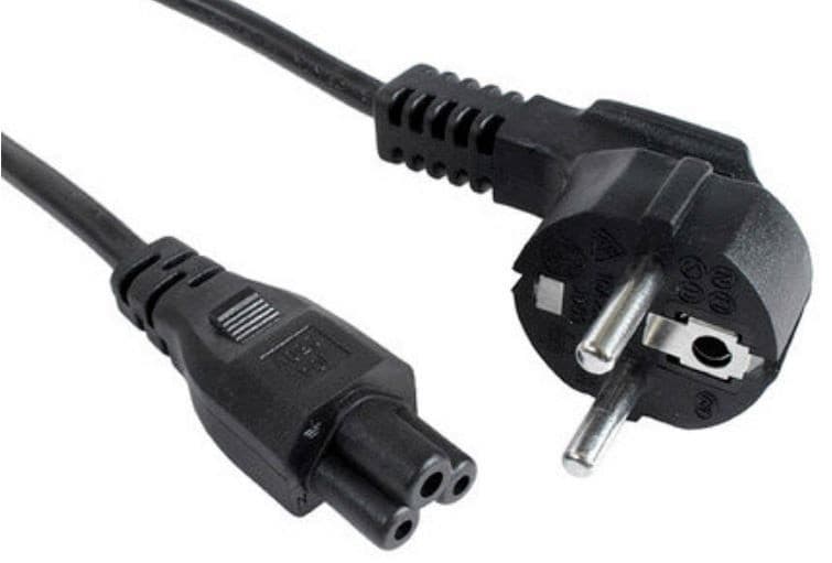 Мережевий кабель живлення для ноутбука IEC C5 to IEC C13 міккі маус 1.8м Black (285537)