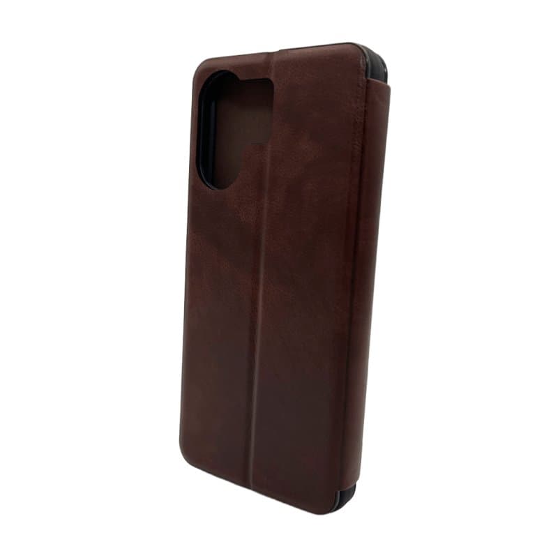 Захисний чохол-книжка Leather Premium для Xiaomi Redmi 13C / Poco C65 Red (LPRRm13CRed)
