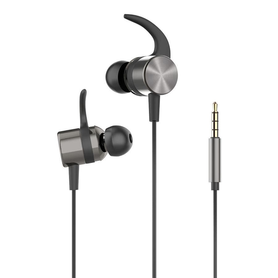 Проводные наушники с микрофоном HP DHH-3114 jack 3.5 Grey