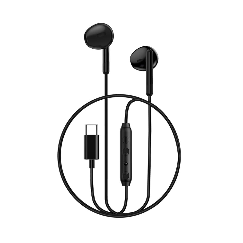 Дротові навушники WIWU EB314 Wired Earphone Type-C 1.1м Black