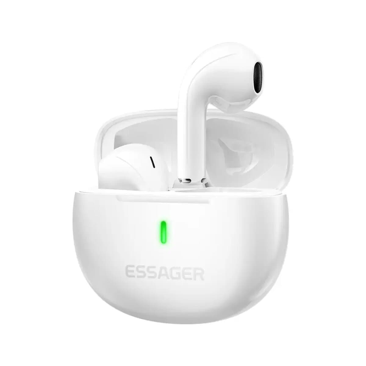 Бездротові навушники ESSAGER Shining TWS BT5.3 earphones 300mAh White (EEJTW-SL02)