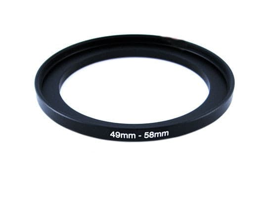 Підвищувальне степ перехідне кільце для Canon Nikon 49-58мм Black (284055)