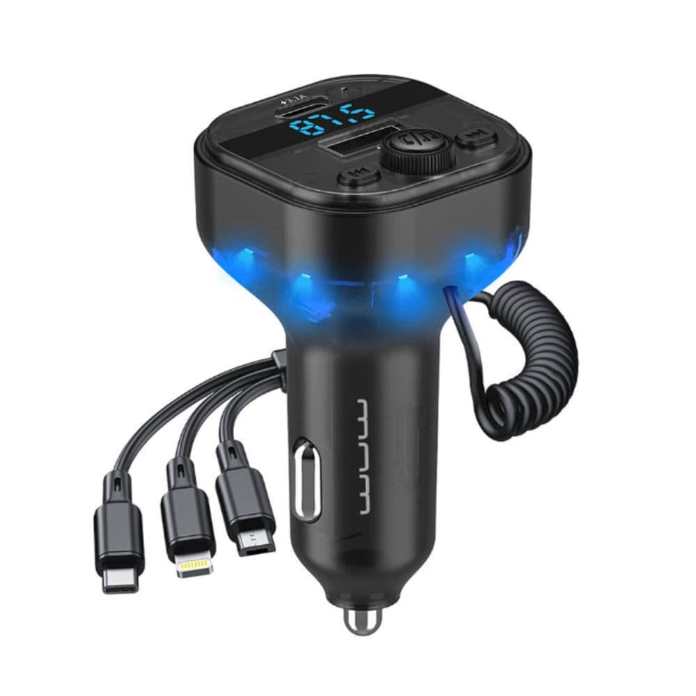 Автомобільний FM-трансмітер WUW-C219 15W Black (WUW-C219)