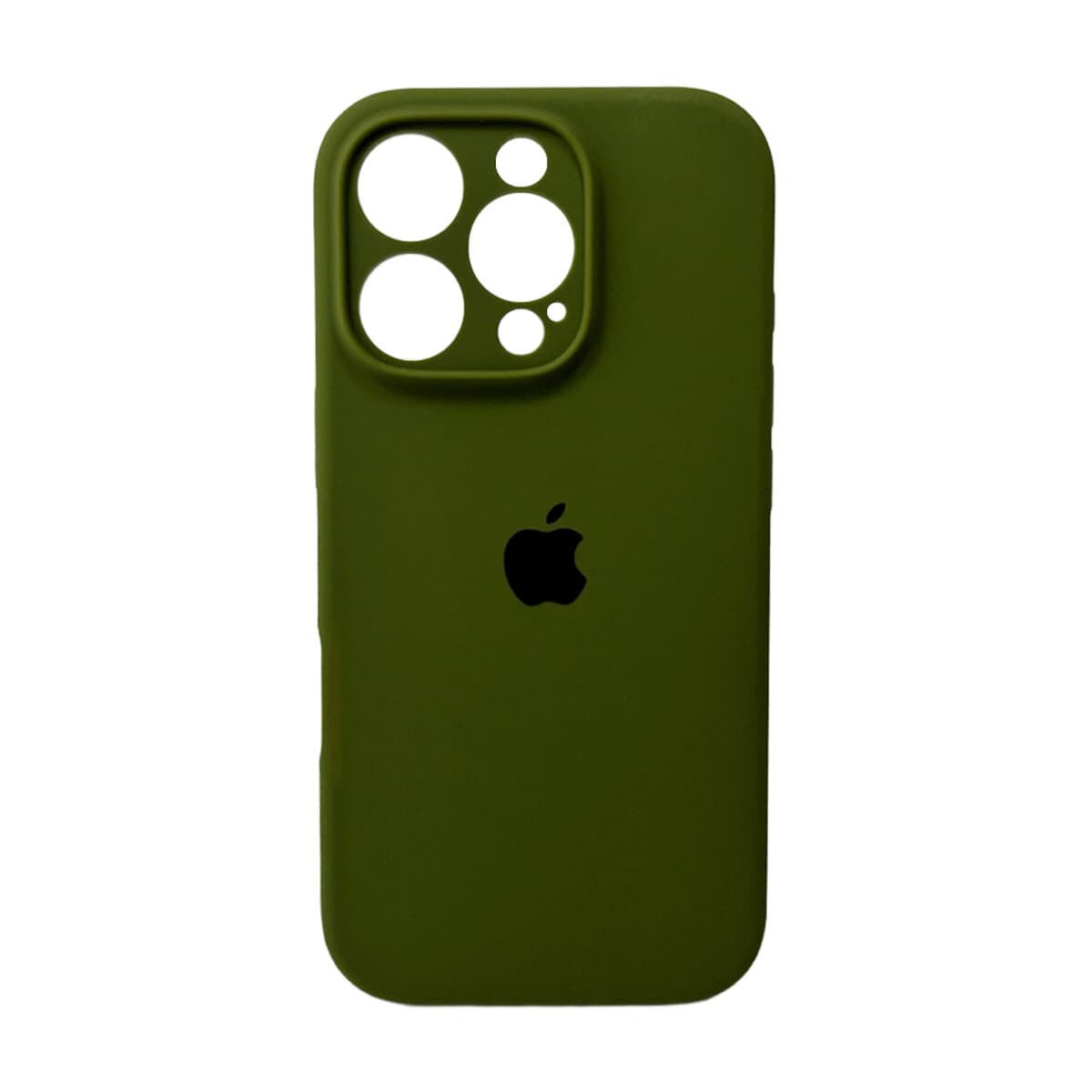 Захисний чохол-накладка Silicone Full Case AA Camera Protect для Apple iPhone 16 Pro Army Green (FullAAi16P-29)