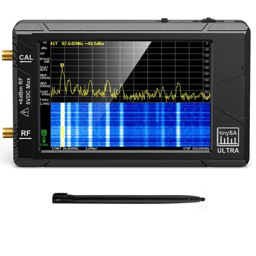 Векторний аналізатор кіл генератор сигналів TinySA Ultra 100кГц-5.3ГГц Black (767722)
