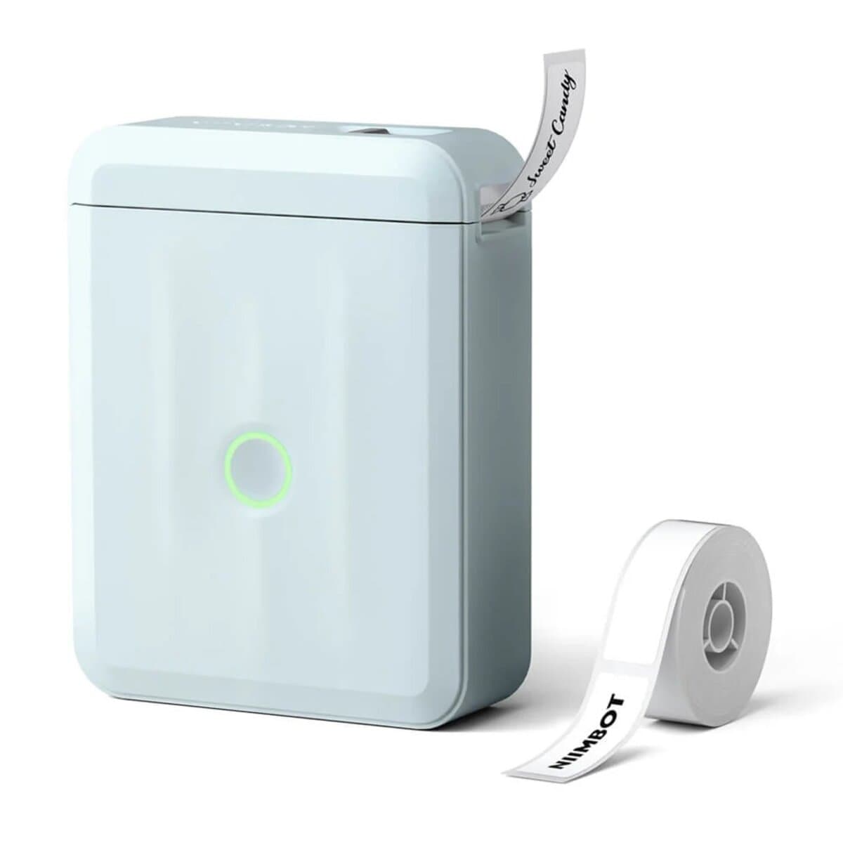 Портативний термопринтер для друку наклейок стікерів NIIMBOT D110_M Bluetooth 1500mAh Blue (1AA56301619)