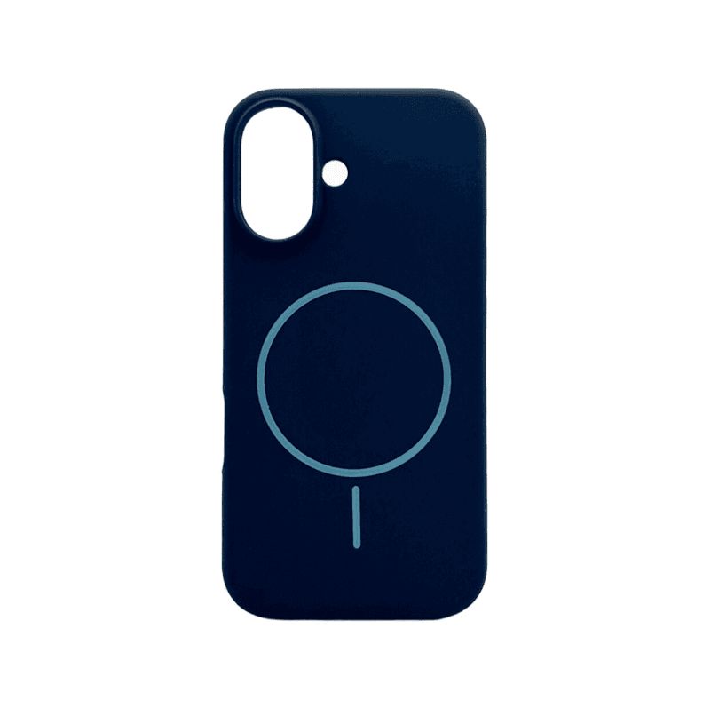 Захисний чохол-накладка Cosmic Silicone Case Magnetic для Apple iPhone 16 Dark Blue (SilMag16-8)