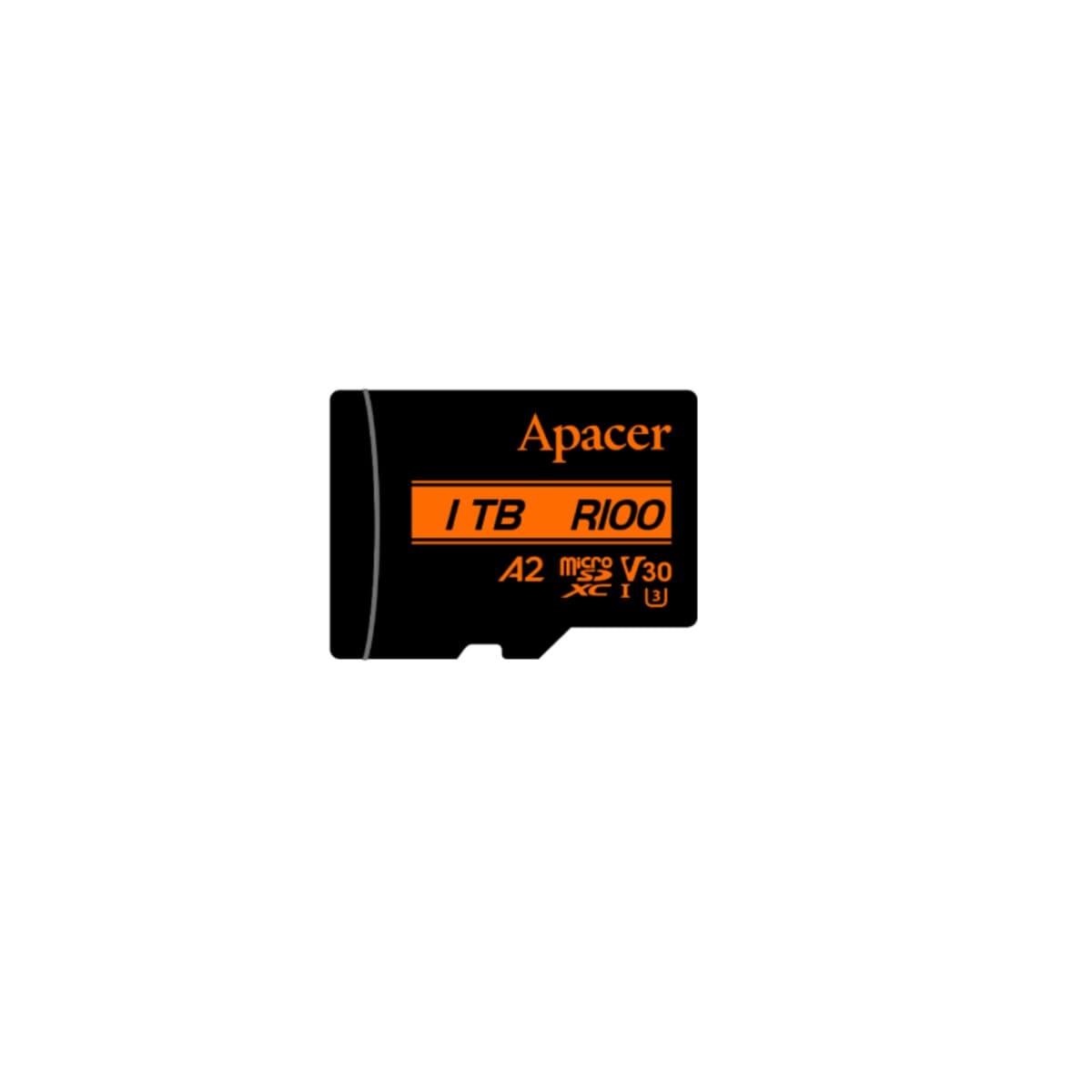 Карта пам'яті Apacer A2 1TB microSDXC UHS-1 U3 class 10 V30 R100MB/s W80MB/s Adapter SD (AP1TBMCSX10U8-R)