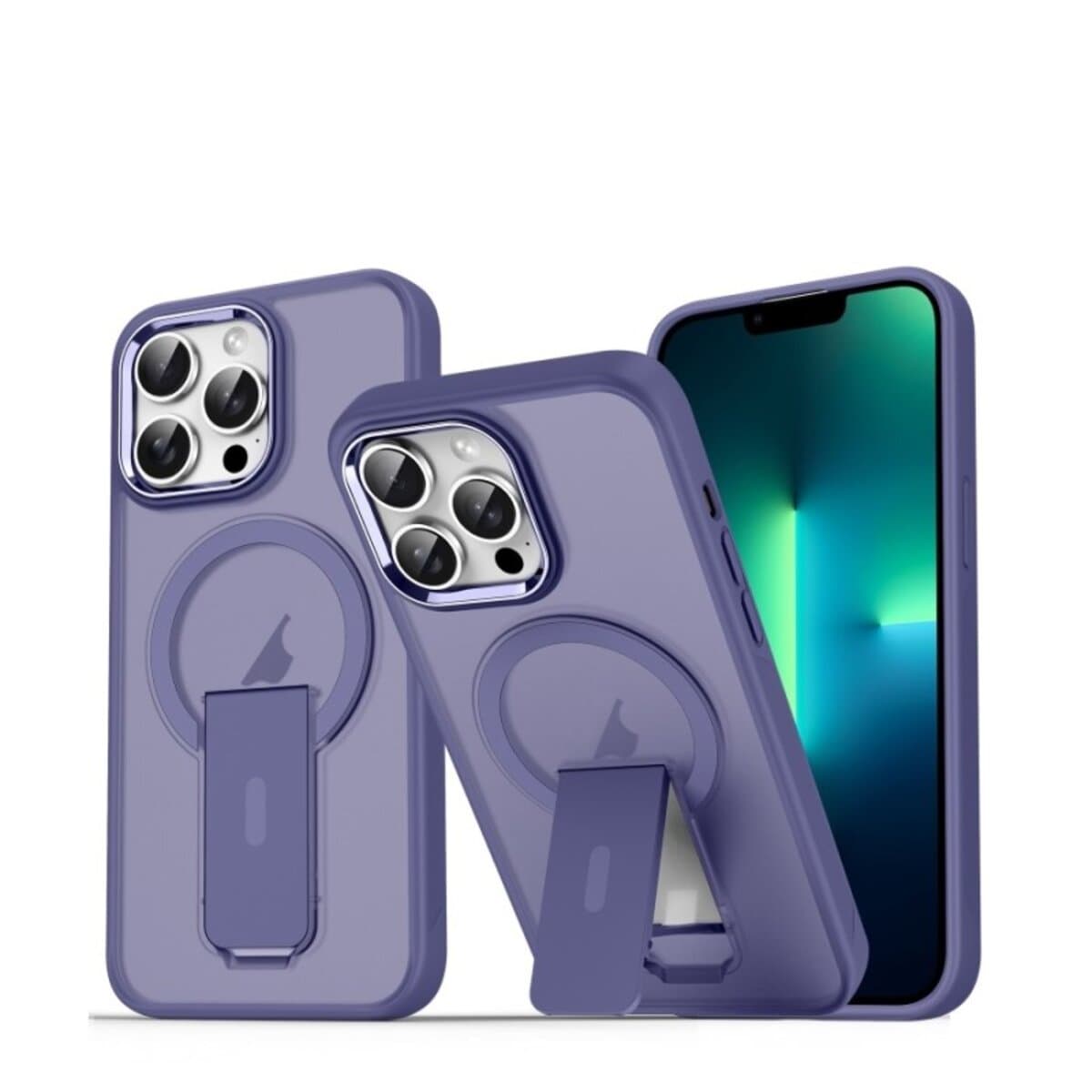 Захисний чохол-накладка Cosmic Magnetic Stand для Apple iPhone 13 Pro Max Purple (MagStand13PMPurple)