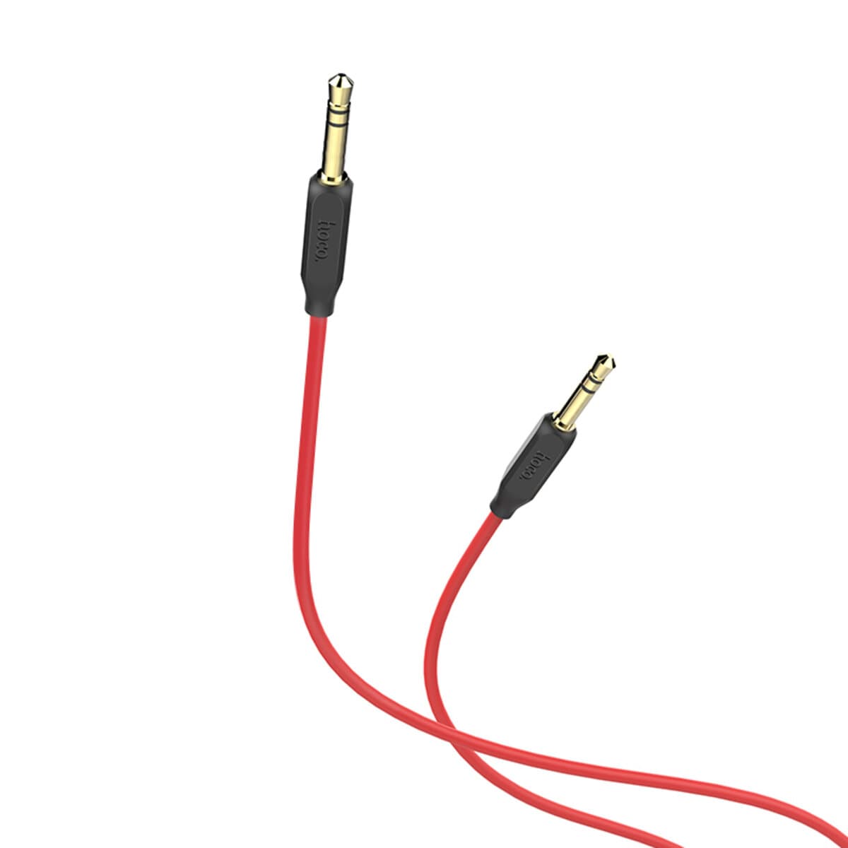 Аудіо кабель HOCO UPA11 AUX 3.5мм to AUX 3.5мм audio cable 1m Red