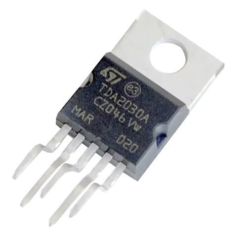 Чіп підсилювач низької частоти УМЗЧ TDA2030A TDA2030 TO220-5 10 шт (284945)