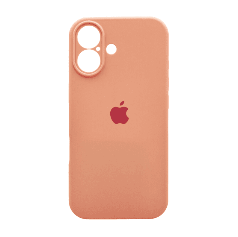 Защитный чехол-накладка Silicone Full Case AA Camera Protect для Apple iPhone 17 Grapefruit (FullAAi17-37)