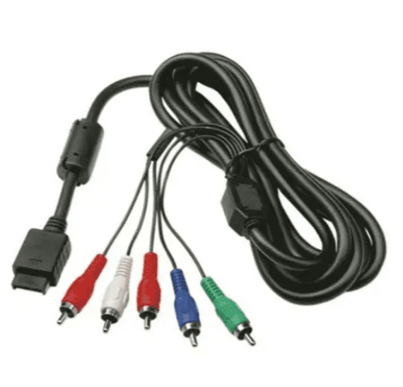 Компонентний AV кабель для Sony PS2 PS3 HDTV відео 1.7 м Black (283720)