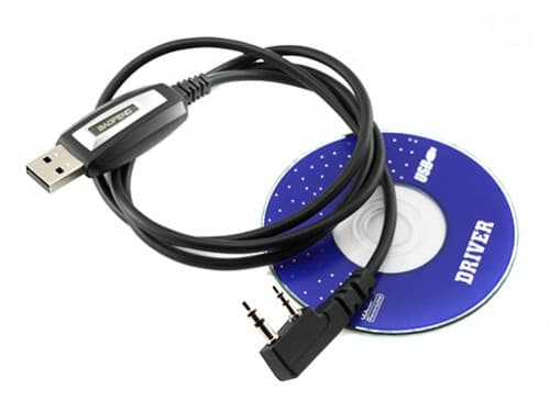 USB кабель для програмування рацій BAOFENG і Kenwood 10см Black (287109)